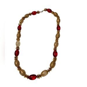 Vintage Costume Jewelery Necklace see measurements